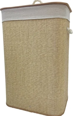 Wäschekorb natur Bambus B/H/T: ca. 40x60x30 cm
