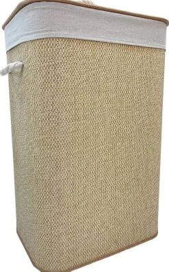 Wäschekorb natur Bambus B/H/T: ca. 40x60x30 cm