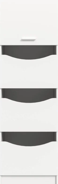 Wäscheschrank Free weiß B/H/T: ca. 60x196x68 cm