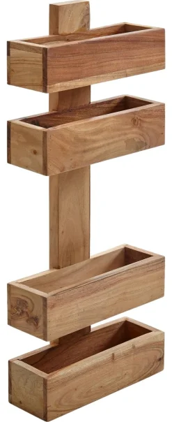 Zeitungsständer natur Akazie B/H/T: ca. 30x72x10 cm