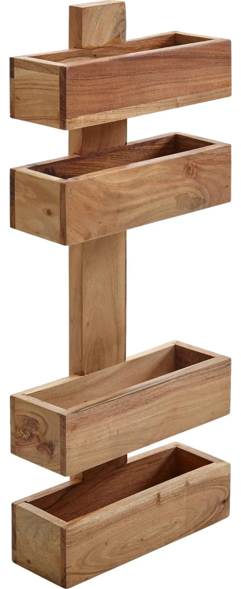 Zeitungsständer natur Akazie B/H/T: ca. 30x72x10 cm