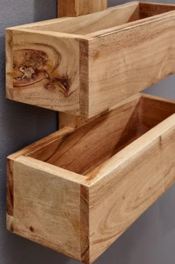 Zeitungsständer natur Akazie B/H/T: ca. 30x72x10 cm