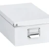 Zeller Aufbewahrungsboxen-Set weiß Metall
