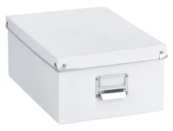 Zeller Aufbewahrungsboxen-Set weiß Metall