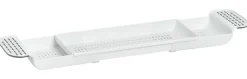 Zeller Badewannenablage weiß Kunststoff B/H/L: ca. 17,3x6,5x55 cm