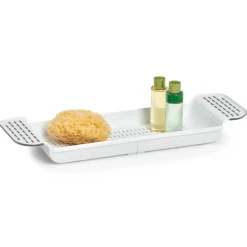 Zeller Badewannenablage weiß Kunststoff B/H/L: ca. 17,3x6,5x55 cm
