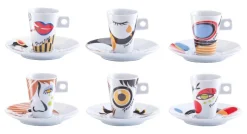 Zeller Espresso-Set Faces