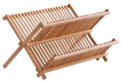 Zeller Geschirrabtropfständer natur Bambus B/H/L: ca. 35x25x42 cm