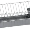 Zeller Geschirrabtropfständer grau Metall B/H/L: ca. 24x14x42 cm