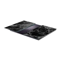 Zeller Herdabdeck-/Schneideplattenset Marmor Marmoroptik Glas B/H/L: ca. 30x0,8x52 cm