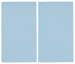 Zeller Herdabdeck-/Schneideplattenset transparent Glas B/H/L: ca. 30x0,7x52 cm