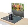 Zeller Herdblende-/Abdeckplatte Spices anthrazit Glas B/H/L: ca. 50x0,8x56 cm