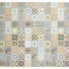 Zeller Herdblende-/Abdeckplatte Mosaik beige Glas B/H/L: ca. 50x0,8x56 cm