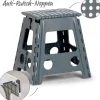Zeller Klapphocker anthrazit B/H/L: ca. 31x39x38,5 cm