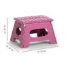 Zeller Klapphocker beere B/H/L: ca. 28x22x35 cm