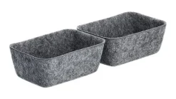 Zeller Organizer grau Filz