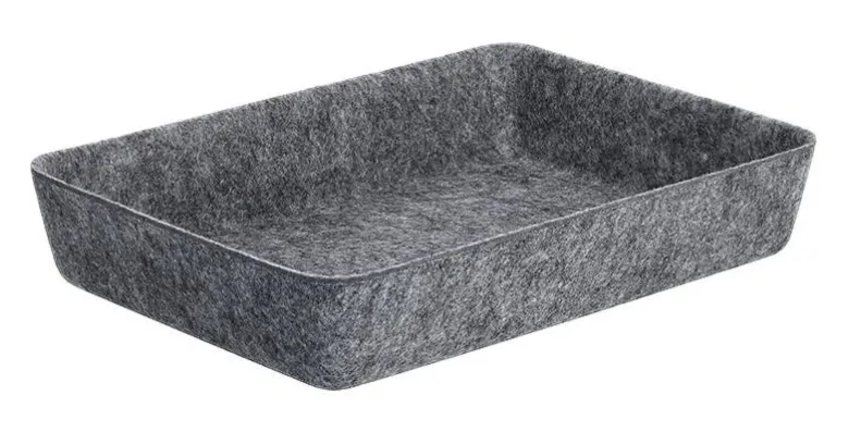 Zeller Organizer grau Filz
