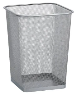 Zeller Papierkorb silber B/H/L: ca. 26,8x35x26,8 cm