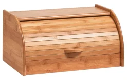 Zeller Rollbrotkasten natur Bambus B/H/L: ca. 26x20x40 cm