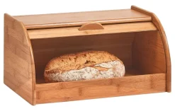 Zeller Rollbrotkasten natur Bambus B/H/L: ca. 26x20x40 cm