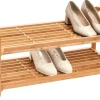 Zeller Schuhregal natur Bambus B/H/T: ca. 74x33x33 cm