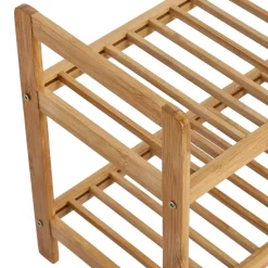 Zeller Schuhregal natur Bambus B/H/T: ca. 70x40x26 cm