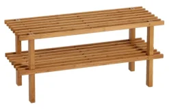 Zeller Schuhregal natur Bambus B/H/T: ca. 70x30x26 cm