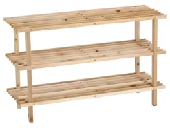 Zeller Schuhregal natur Kiefer B/H/T: ca. 80x50x26 cm