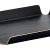 Zeller Serviertablett schwarz Holz B/H/L: ca. 335x45x445 cm