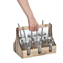 Zeller Trinkgläser-Set natur