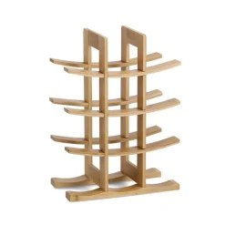 Zeller Weinregal für 12 Flaschen natur Bambus B/H/L: ca. 16x42x30 cm