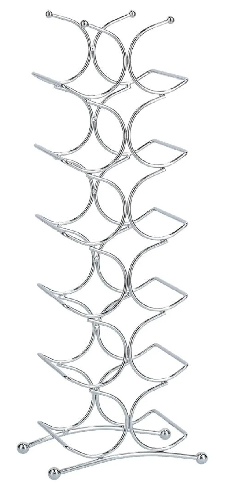 Zeller Weinregal silber Metall B/H/T: ca. 25x68x16 cm