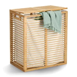 Zeller Wäschesammler natur Baumwolle B/H/L: ca. 33x61x535 cm