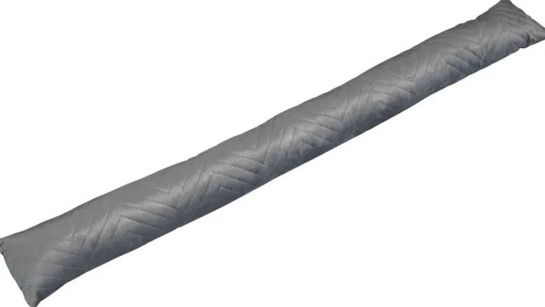 Zugluftstopper anthrazit Polyester B/D: ca. 95x12 cm
