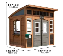 Zwerkules Spielhaus Trolli natur B/H/L: ca. 177x139x156 cm