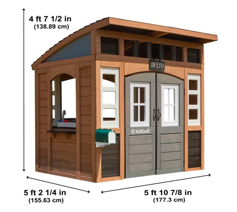 Zwerkules Spielhaus Trolli natur B/H/L: ca. 177x139x156 cm