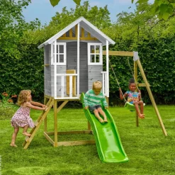 Zwerkules Spielhaus Valli weiß B/H/L: ca. 280x224x352 cm