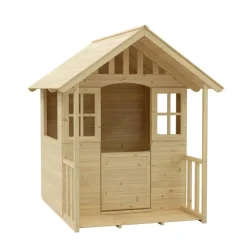 Zwerkules Spielhaus Villa natur B/H/L: ca. 121x140x137 cm