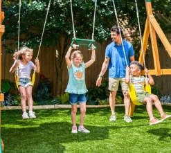 Zwerkules Spielturm Bolzo natur B/H/L: ca. 675x280x347 cm