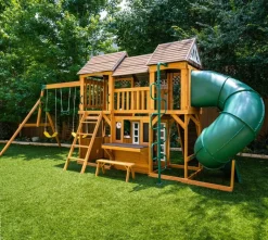 Zwerkules Spielturm Bolzo natur B/H/L: ca. 675x280x347 cm