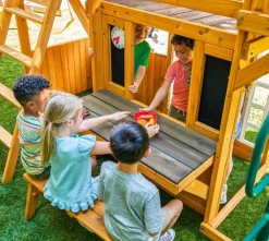 Zwerkules Spielturm Bolzo natur B/H/L: ca. 675x280x347 cm